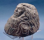 Andesite statue from Mexico, depicting the God Quetzalcoatl. Aztec Civilization, 14th-16th Century.