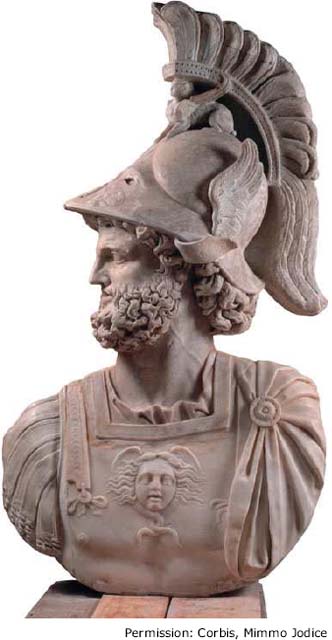 war ares of name symbol god war god of of Roman Ares is than This a slightly bust older depicts