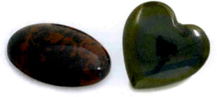 different types of obsidian crystals